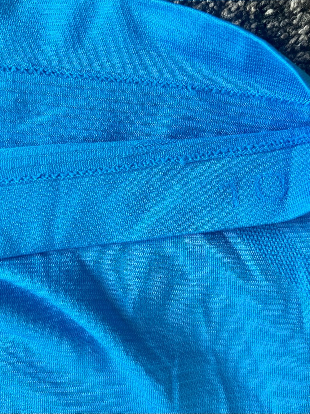 Lululemon Swiftly Tech Racerback Tank Top 2.0 *Race Length Blue Size 10 - Picture 6 of 6